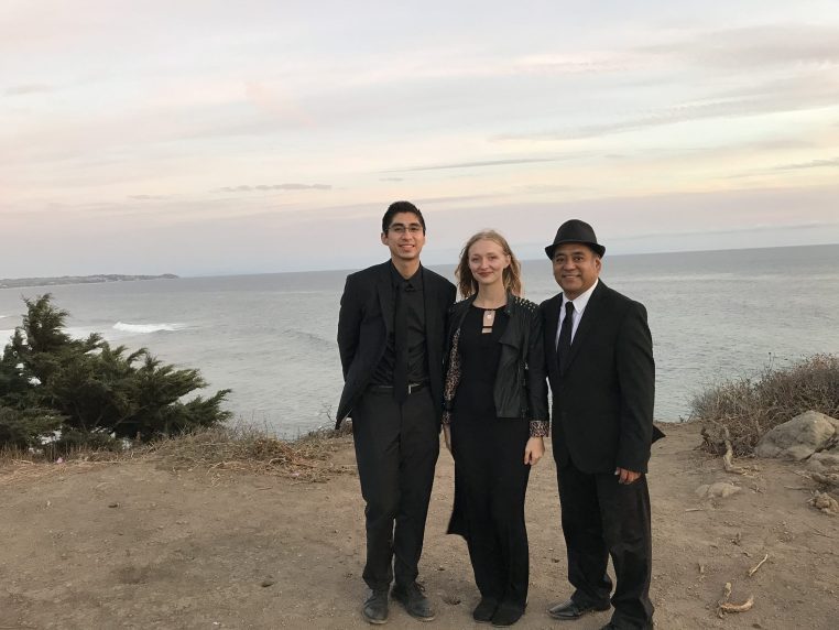 Malibu String Trio Musicians Near The Coast