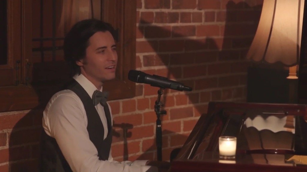 Matthew wedding piano and vocal performance