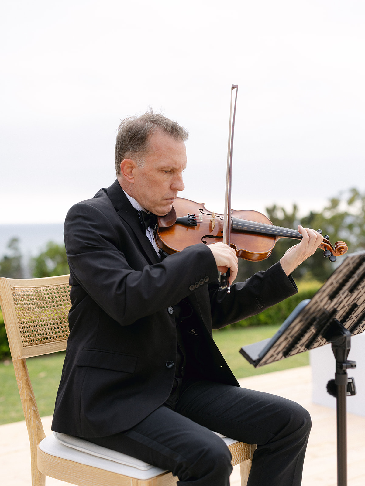String musicians performing live wedding ceremony music