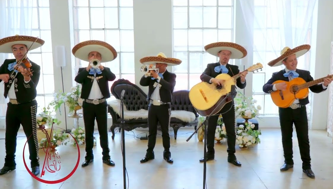 Mariachi Fuego Noble five-piece mariachi band performing live