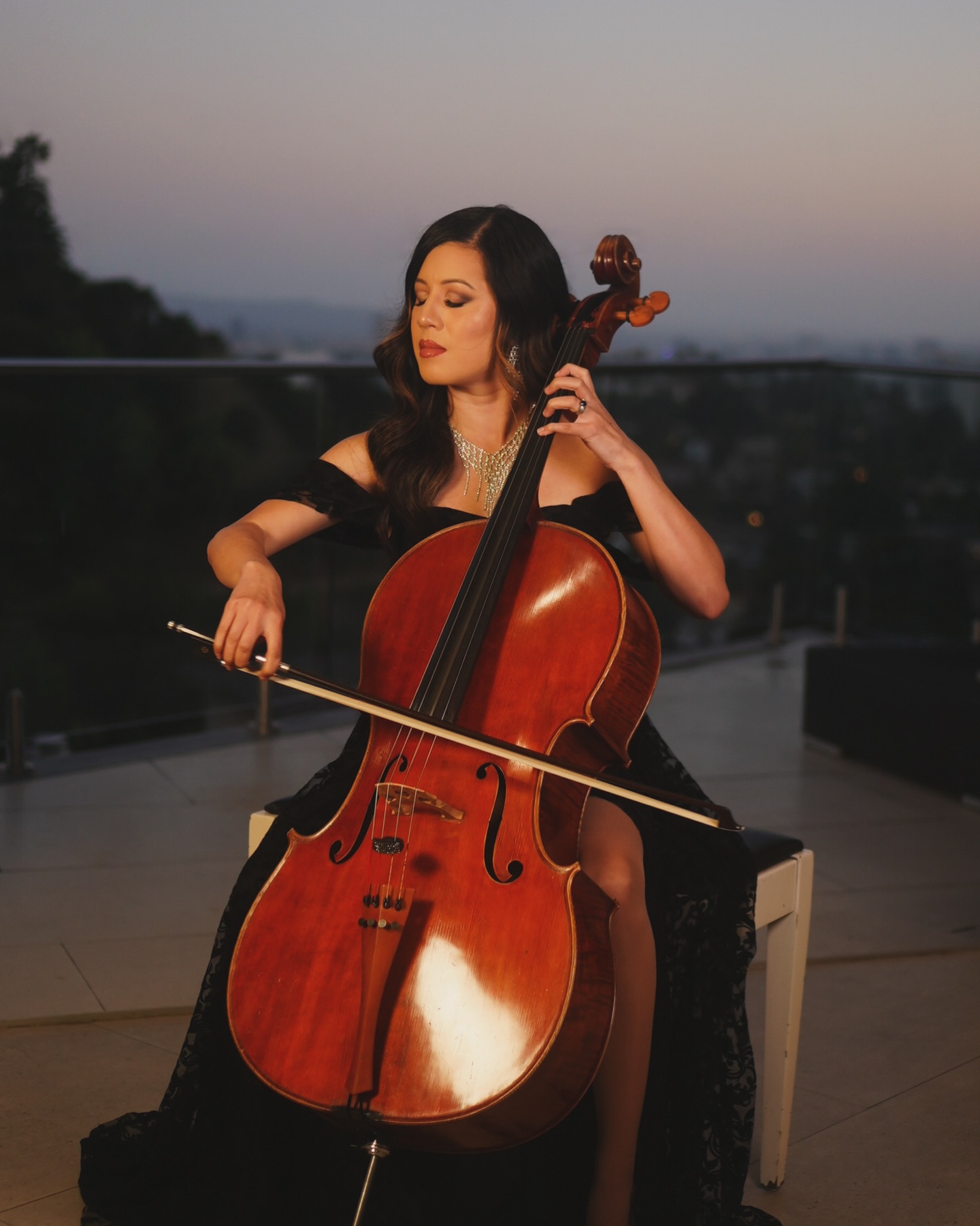 Soft Century Trio live cellist performing