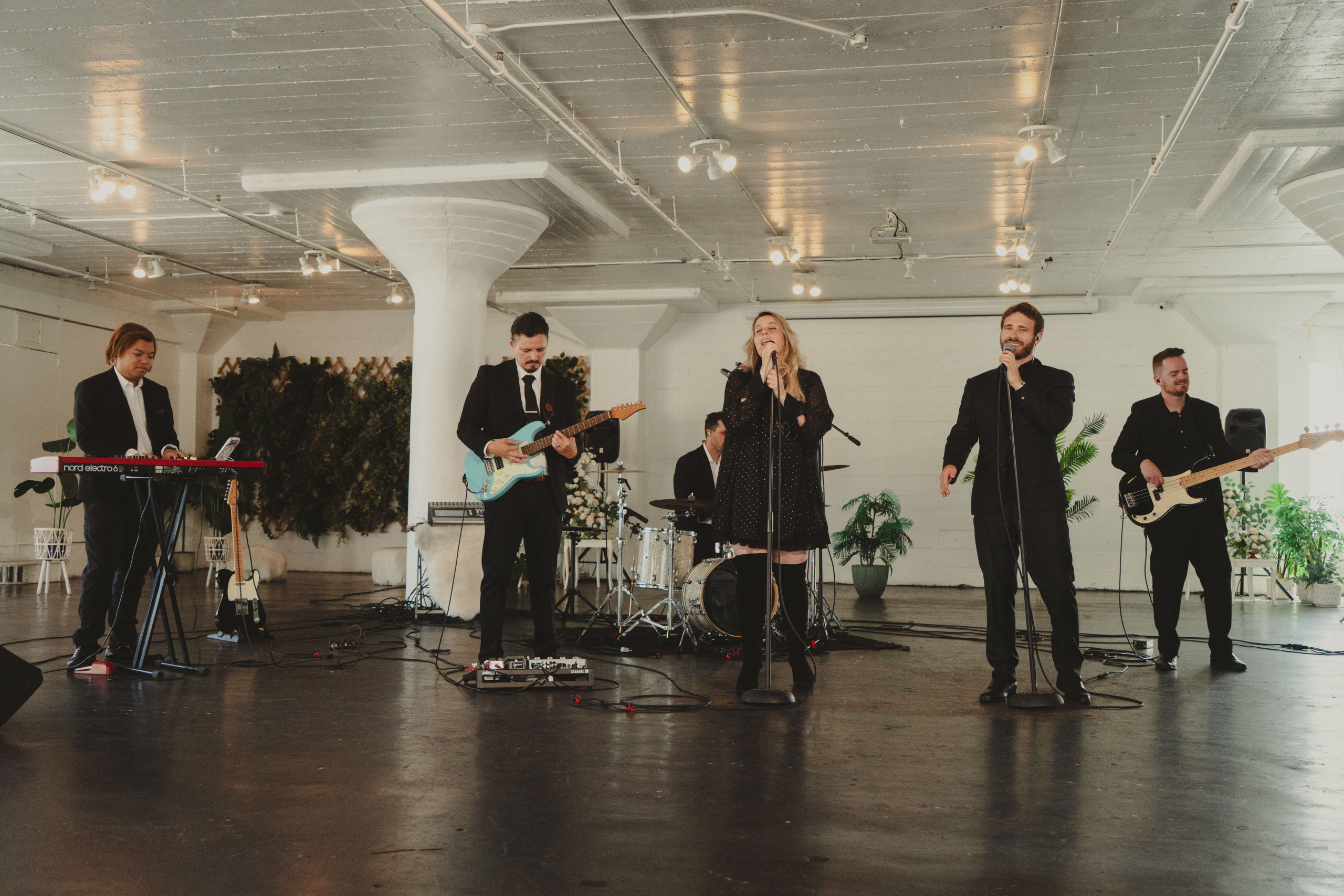 Orange County live band Crowd Control performing for a private celebration