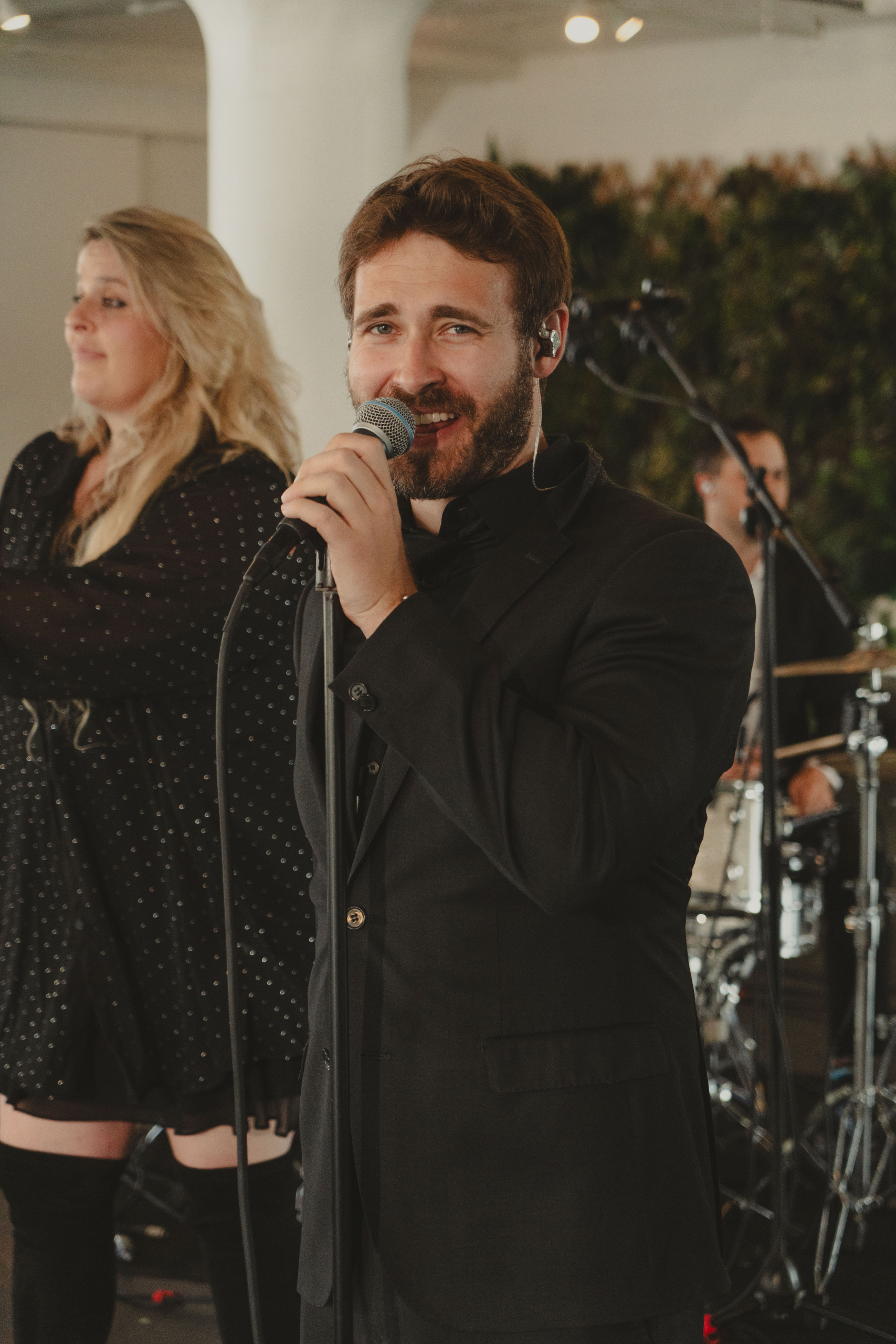 Top 40 live band performing at a wedding reception